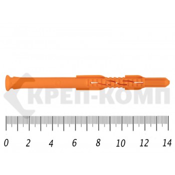 Дюбель рамный без шурупа 10х 140 ПОТАЙ полипропилен под м6 (50 шт) Prokrep