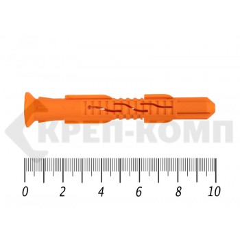 Дюбель рамный без шурупа 12х 100 ПОТАЙ полипропилен под м8 (50 шт) Prokrep