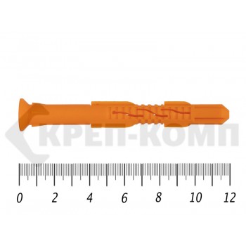 Дюбель рамный без шурупа 12х 120 ПОТАЙ полипропилен под м8 (50 шт) Prokrep