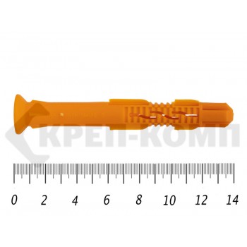 Дюбель рамный без шурупа 16х 140 ПОТАЙ полипропилен под м12 (50 шт) Prokrep