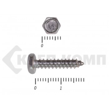 Саморез с шестигранной головой Нержавейка DIN7976 А2 3,9х19 (1000шт) Prokrep