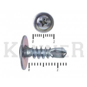 Саморез с прессшайбой сверло, усиленный Kn KENNER 4,2х13 (15кг/10500) KENNER