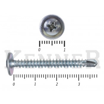 Саморез с прессшайбой сверло, усиленный Kn KENNER 4,2х38 (15кг/4350) KENNER