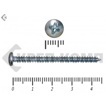 Шуруп с полукруглой головкой DIN7981 3,5х45 Малая фасовка (60шт) Prokrep