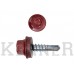 Саморез кровельный 4,8х19 RAL3011, красно-коричневый Kn KENNER Средняя фасовка (300шт) KENNER