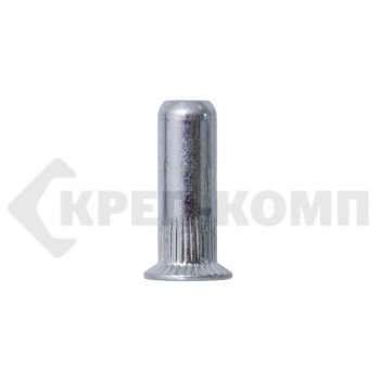 Заклепка резьбовая, Белый цинк М4 L17,5 с потайным бортиком, закрытая МОСКРЕП (100 шт.) МОСКРЕП