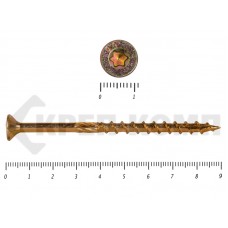 Саморезы Конструкционные, потай Torx, желтый цинк6.0х 90 мм Prokrep (100 шт) Prokrep