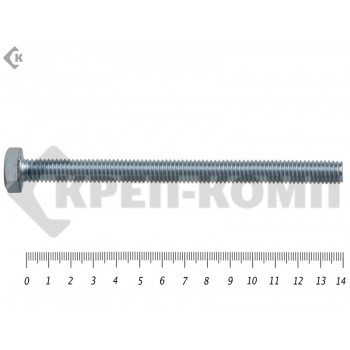 Болт полная резьба, цинк DIN933 6х140 пр.8,8 (10шт) Распродажа Prokrep