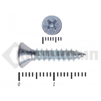 Саморез потай цинк DIN 7982 3,9х19 (12000шт) Prokrep