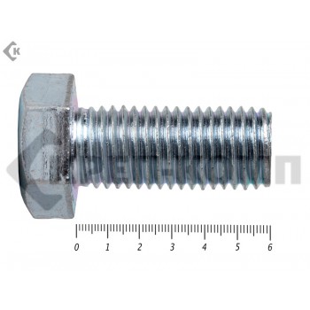 Болт полная резьба, цинк DIN933 30х 60 пр.10,9 (25кг/46) Prokrep