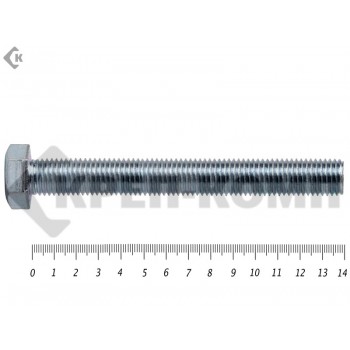 Болт полная резьба, цинк DIN933 30х140 пр.10,9 (25кг/27) Prokrep