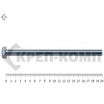 Болт полная резьба, цинк DIN933 30х200 пр.10,9 (25кг/20) Prokrep