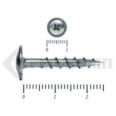 Саморезы с прессшайбой по дереву, Wood-Plate 3.8х25 мм, БЕЛЫЙ ЦИНК, HIMTEX (1000 шт) HIMTEX