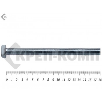 Болт полная резьба, цинк DIN933 24х180 пр.10,9 (25кг/37) Prokrep