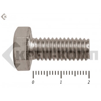 Болты с полной резьбой, нержавеющие DIN933 А2 8х 20 "МОСКРЕП" (200шт) МОСКРЕП