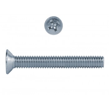 Винт потайной,цинк DIN965,10х35 Средняя фасовка (150шт) Prokrep