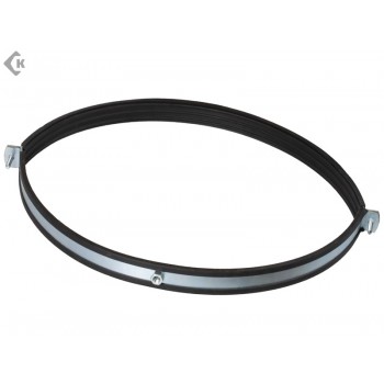 Хомут для воздуховода 400мм с уплотнением, гайка м8 (1шт) Распродажа Prokrep