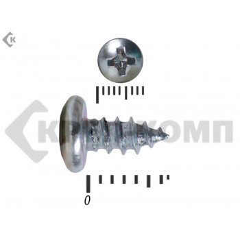 Шуруп с полукруглой головкой DIN7981 3,9х 6,5 (25000шт) Prokrep