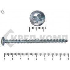 Шуруп с полукруглой головкой DIN7981 5,5х80 (1000шт) Prokrep