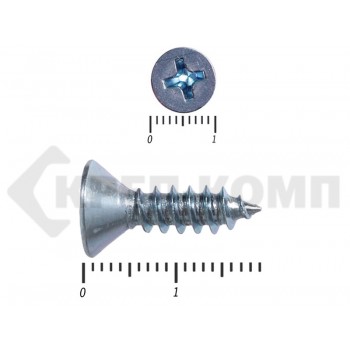Саморез потай цинк DIN 7982 5,5х19 Малая фасовка (50шт) Prokrep