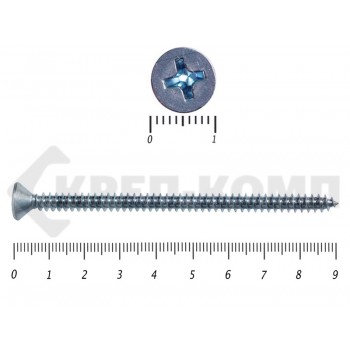 Саморез потай цинк DIN 7982 5,5х90 Малая фасовка (10шт) Prokrep