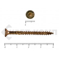 Саморезы Конструкционные, потай Torx, желтый цинк3.5х 40 мм Prokrep (500 шт) Prokrep