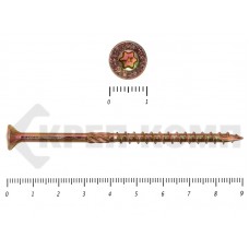Саморезы Конструкционные, потай Torx, желтый цинк5.0х 90 мм Prokrep (100 шт) Prokrep
