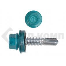 Саморез кровельный 5,5х25 RAL5021, синяя вода К Prokrep (3000шт) Prokrep