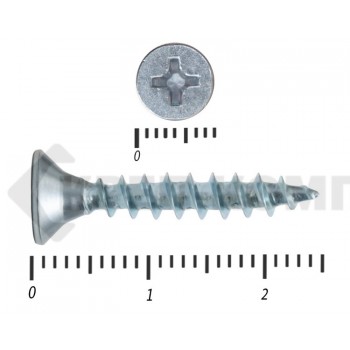 Саморез белый цинк PHILLIPS 4х25 (150шт) Prokrep