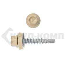 Саморез кровельный 4,8х29 RAL1014, слоновая кость К Prokrep Средняя фасовка (250шт) Prokrep