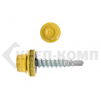 Саморез кровельный 4,8х29 RAL1018, желтый К Prokrep Средняя фасовка (250шт) Prokrep