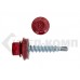 Саморез кровельный 4,8х29 RAL3003, красный рубин К Prokrep Средняя фасовка (250шт) Prokrep Саморез кровельный 4,8х29 RAL3003, красный рубин К Prokrep Средняя фасовка (250шт) Prokrep