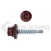 Саморез кровельный 4,8х29 RAL3005, красное вино К Prokrep Средняя фасовка (250шт) Prokrep Саморез кровельный 4,8х29 RAL3005, красное вино К Prokrep Средняя фасовка (250шт) Prokrep