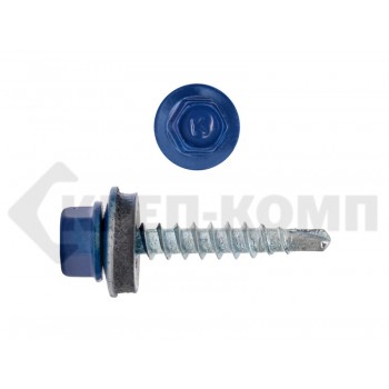 Саморез кровельный 4,8х29 RAL5005, насыщенный синий К Prokrep Средняя фасовка (250шт) Prokrep