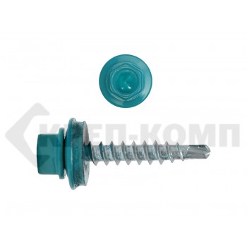 Саморез кровельный 4,8х29 RAL5021, синяя вода К Prokrep Средняя фасовка (250шт) Prokrep