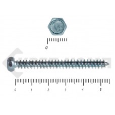 Шуруп с шестигранной головкой DIN7976 5,5х55 (2500шт) Prokrep