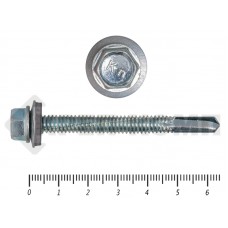 Саморез кровельный, с увеличенным сверлом PT-5 15мм, 6,3х64 К Prokrep (1200шт) Prokrep