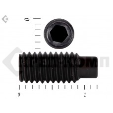 Винт установочный с внутр.шестигранником DIN 915 5 х 12 пр.10,9 с цапфой МОСКРЕП (100 шт.) МОСКРЕП
