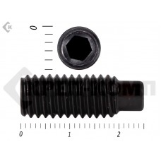 Винт установочный с внутр.шестигранником DIN 915 5 х 25 пр.10,9 с цапфой МОСКРЕП (100 шт.) МОСКРЕП