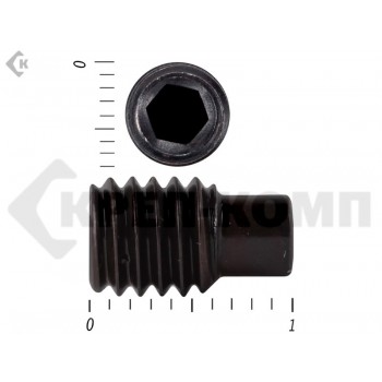 Винт установочный с внутр.шестигранником DIN 915 8 х 10 пр.10,9 с цапфой МОСКРЕП (100 шт.) МОСКРЕП