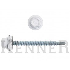 Саморез кровельный 4,8х51 RAL9003, белый сигнальный Kn KENNER Средняя фасовка (150шт) KENNER