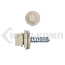 Саморез кровельный 4,8х19 RAL1015, светлая слоновая кость К Prokrep (4500шт) Prokrep