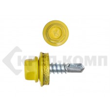 Саморез кровельный 4,8х19 RAL1018, желтый К Prokrep Средняя фасовка (250шт) Prokrep