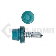 Саморез кровельный 4,8х19 RAL5021, синияя вода К Prokrep Средняя фасовка (250шт) Prokrep