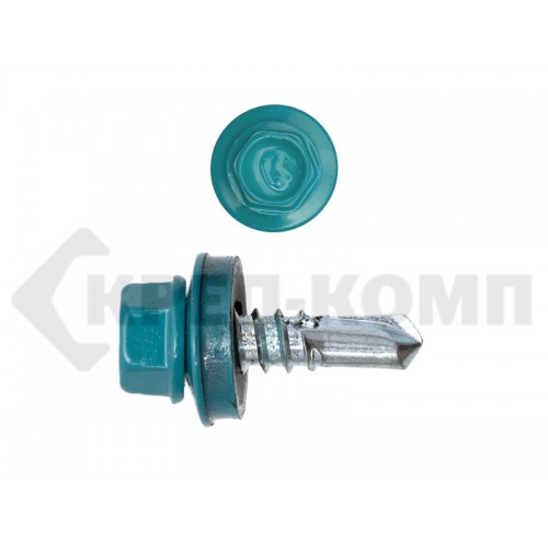 Саморез кровельный 4,8х19 RAL5021, синияя вода К Prokrep Средняя фасовка (250шт) Prokrep Саморез кровельный 4,8х19 RAL5021, синияя вода К Prokrep Средняя фасовка (250шт) Prokrep