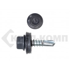 Саморез кровельный 4,8х19 RAL7024, серый графит К Prokrep (4500шт) Prokrep
