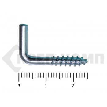 Шуруп с костылём L-образный 4х 25 Малая фасовка (20шт) Prokrep