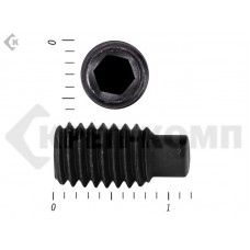 Винт установочный с внутр.шестигранником DIN 915 6 х 12 пр.12,9 с цапфой МОСКРЕП (100 шт.) МОСКРЕП
