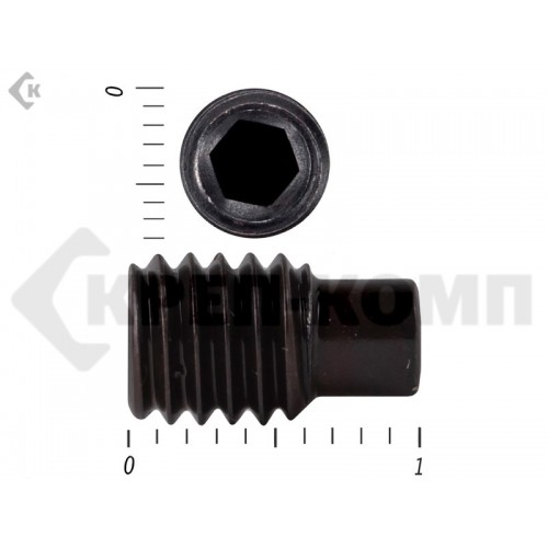 Винт установочный с внутр.шестигранником DIN 915 8 х 10 пр.12,9 с цапфой МОСКРЕП (100 шт.) Prokrep Винт установочный с внутр.шестигранником DIN 915 8 х 10 пр.12,9 с цапфой МОСКРЕП (100 шт.) Prokrep