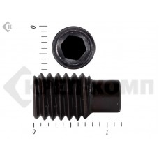 Винт установочный с внутр.шестигранником DIN 915 8 х 12 пр.12,9 с цапфой МОСКРЕП (100 шт.) Prokrep